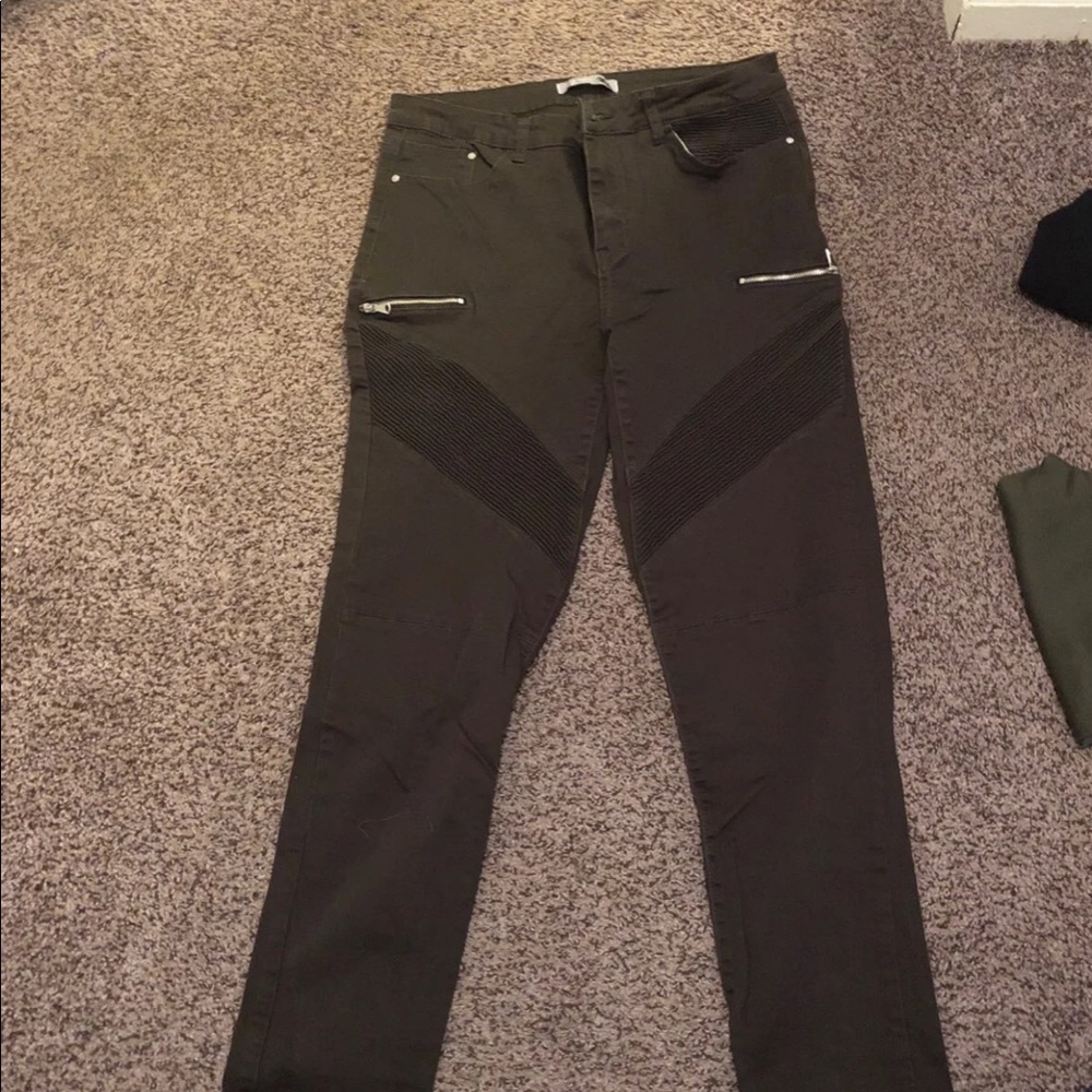 Green pants